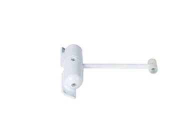 Dörrstängare i zinklegering med rullhjul